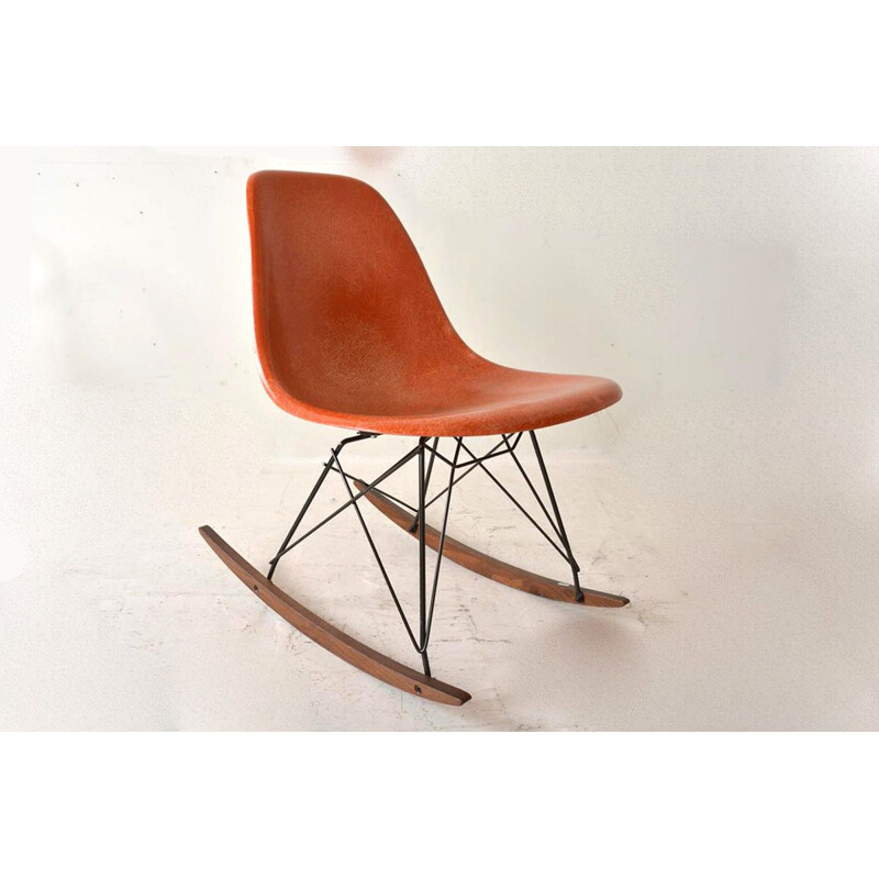 Vintage schommelstoel "Rsr Chair" van Ray en Charles Eames voor Herman Miller