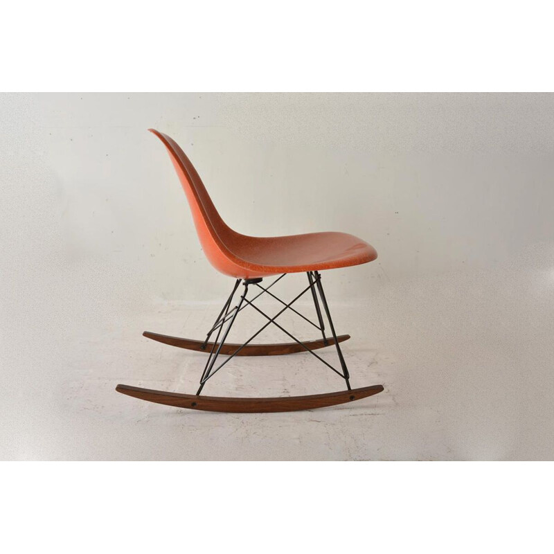 Vintage schommelstoel "Rsr Chair" van Ray en Charles Eames voor Herman Miller
