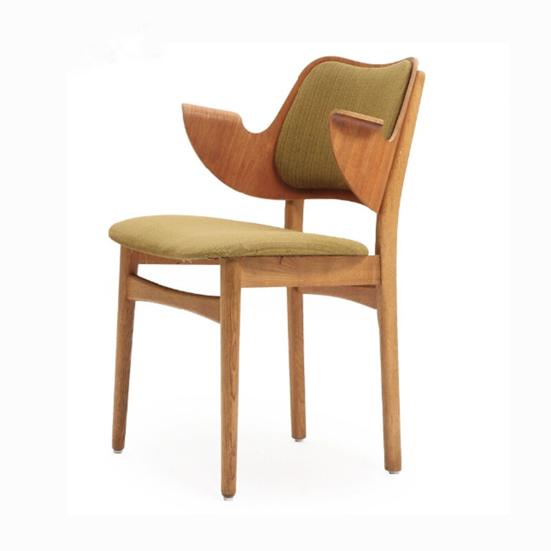 Bramin chair in oakwood and wool, Arne HOVMAND OLSEN - 1950s