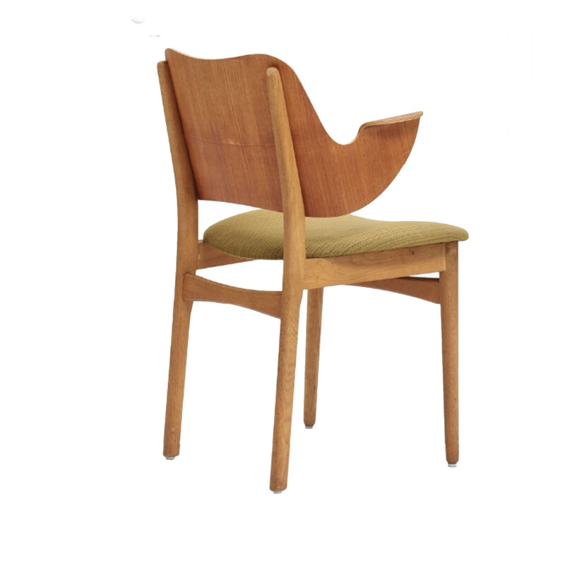 Bramin chair in oakwood and wool, Arne HOVMAND OLSEN - 1950s