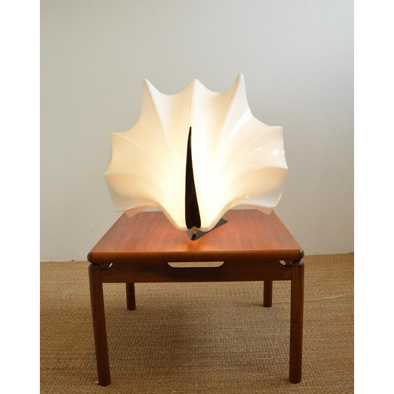 Vintage sculptural lamp by Rougier