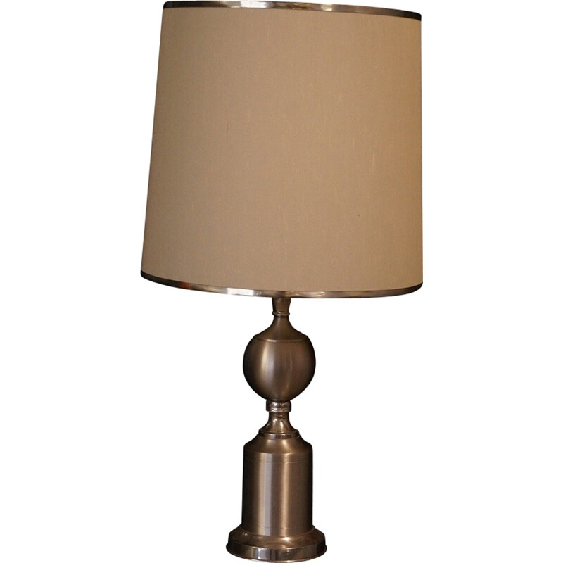 Large See Delmas table lamp in metal - 1970s