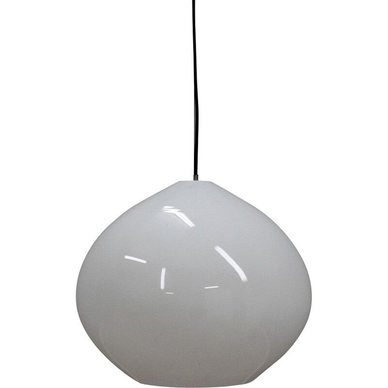Vintage glass pendant lamp by Alessandro Pianon for Vistosi, 1960s