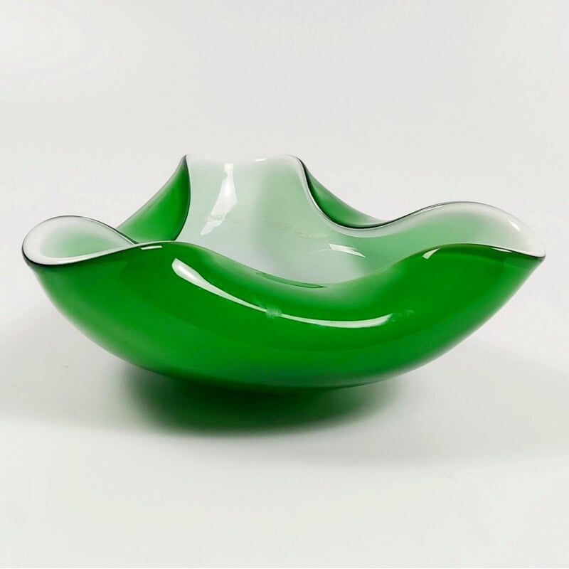 Mid-century Murano glass ashtray by Flavio Poli, Italy 1960s