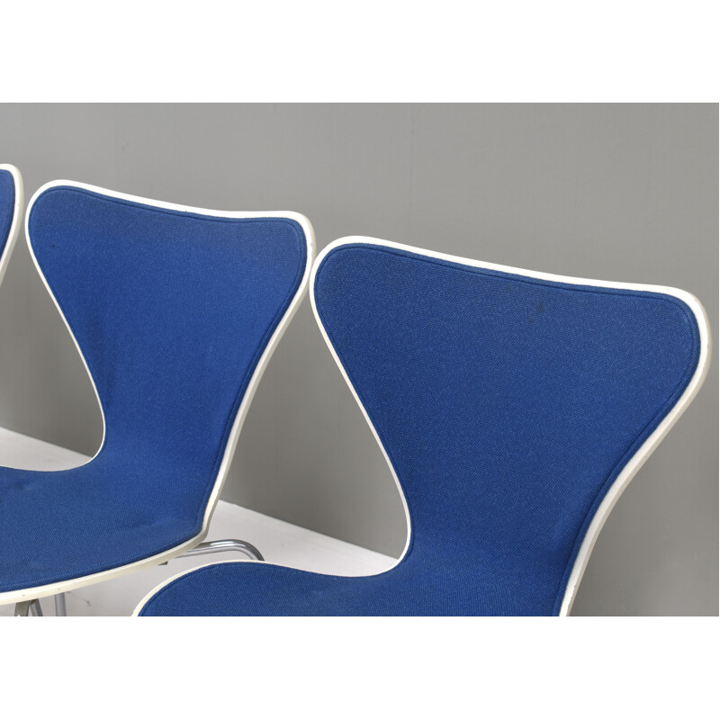 Ensemble de 5 chaises Butterfly vintage par Arne Jacobsen pour Fritz Hansen, Danemark 1979