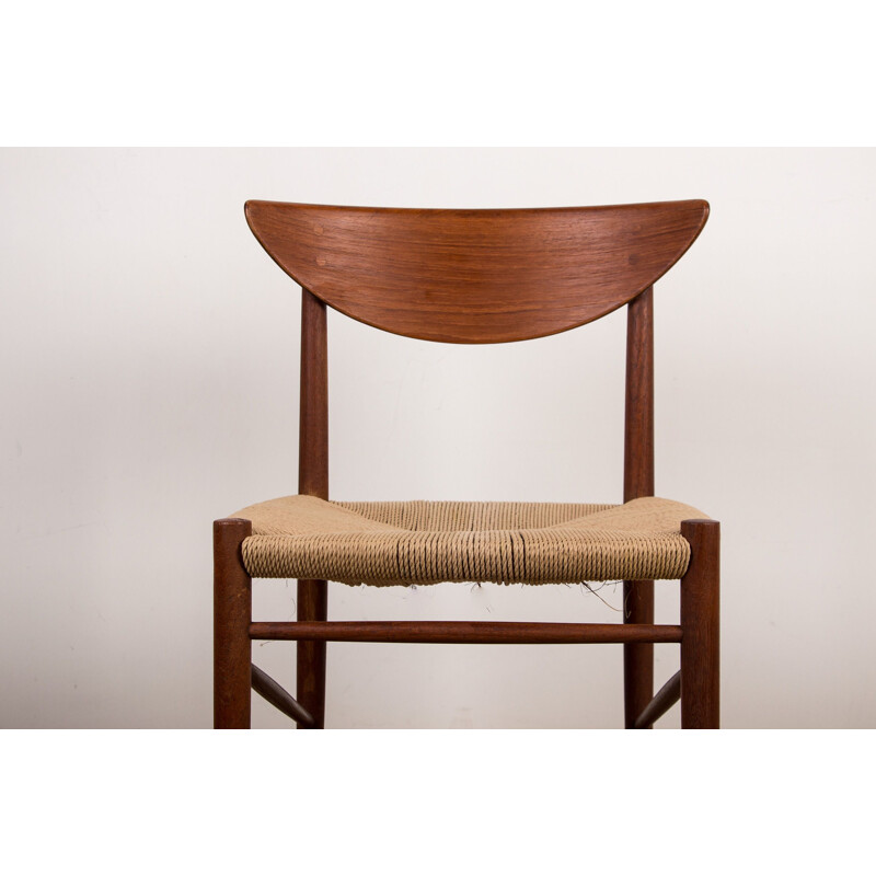 6 Stühle im Vintage-Stil "316" von Peter Hvidt und Orla Molgaard-Nielsen für Soborg Mobelfabrik, Dänemark