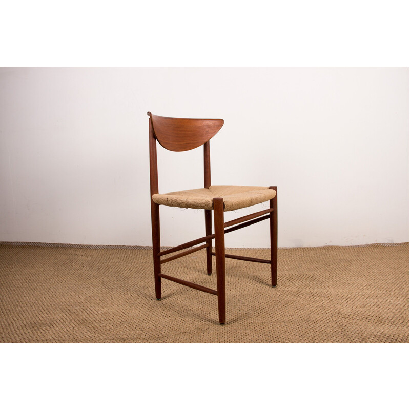 Conjunto de 6 cadeiras vintage "316" de Peter Hvidt e Orla Molgaard-Nielsen para Soborg Mobelfabrik, Dinamarca