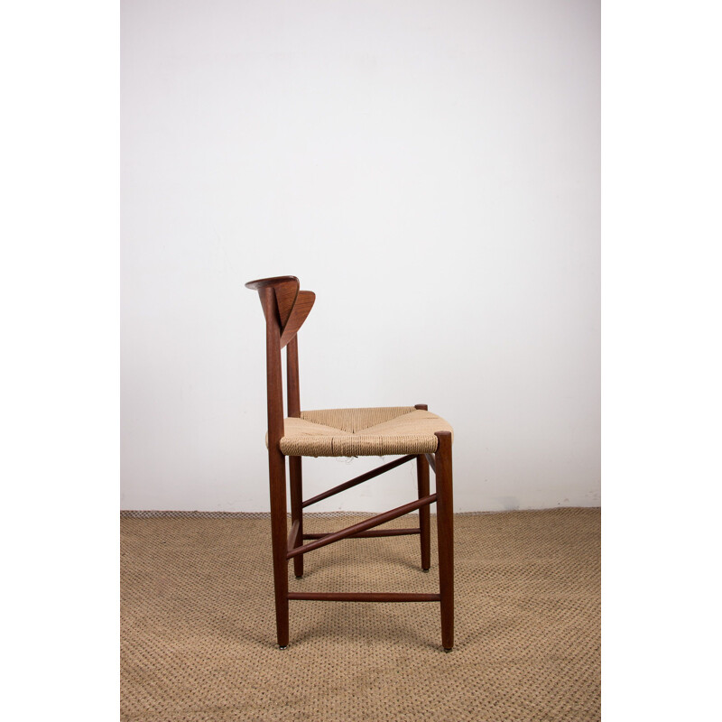 Set of 6 vintage chairs "316" by Peter Hvidt and Orla Molgaard-Nielsen for Soborg Mobelfabrik, Denmark
