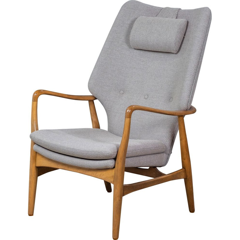 Vintage lounge armchair by Madsen & Schübel, Denmark 1950s
