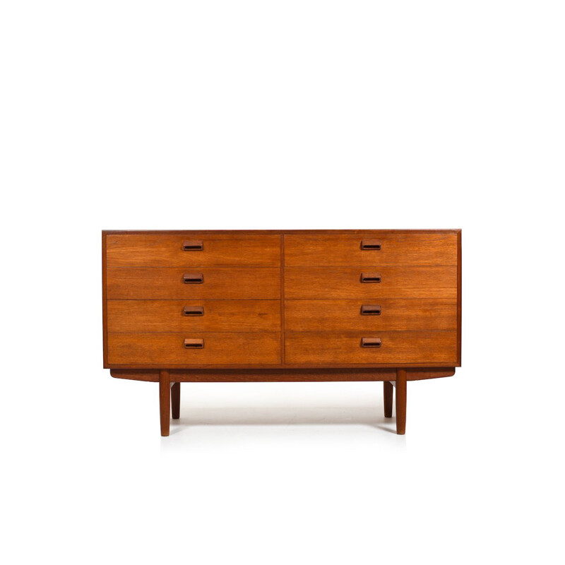 Set of 3 vintage teak sideboards by Børge Mogensen for Søborg Møbelfabrik, Denmark 1950