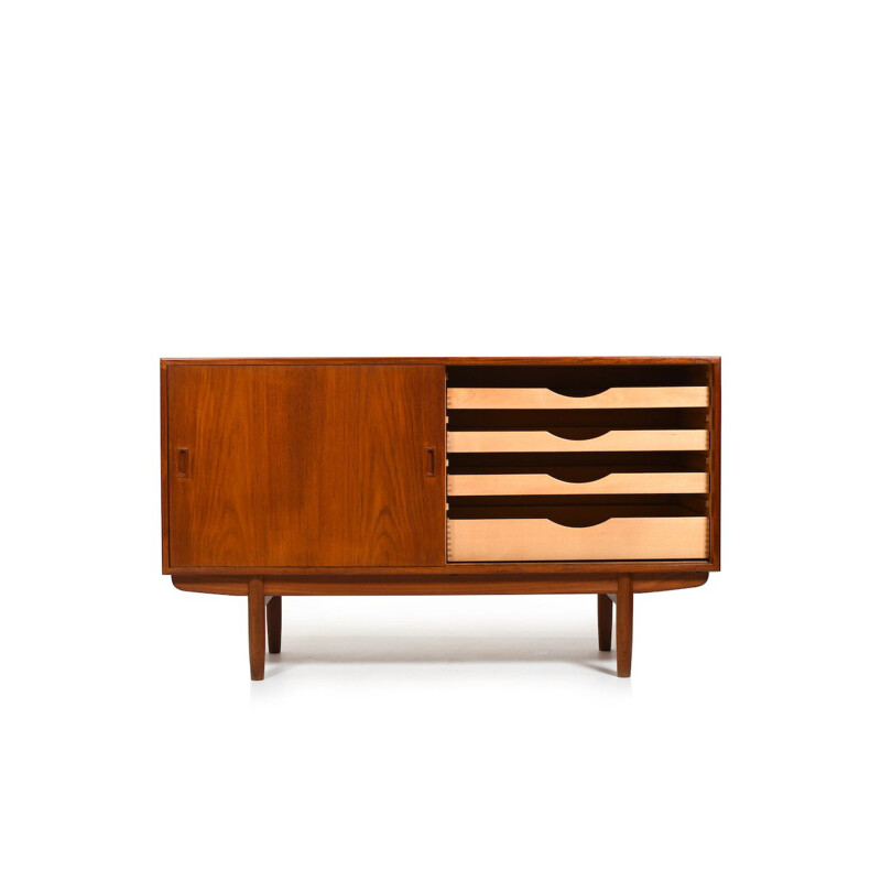 Set of 3 vintage teak sideboards by Børge Mogensen for Søborg Møbelfabrik, Denmark 1950