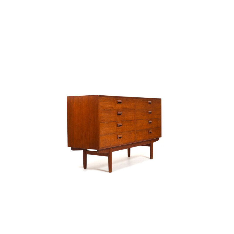 Set of 3 vintage teak sideboards by Børge Mogensen for Søborg Møbelfabrik, Denmark 1950