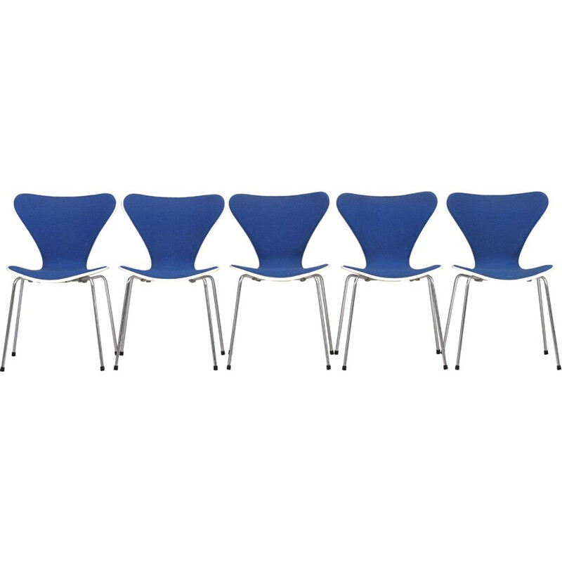 zeemijl Hopelijk Bespreken Set van 5 vintage vlinderstoelen van Arne Jacobsen voor Fritz Hansen,  Denemarken 1979