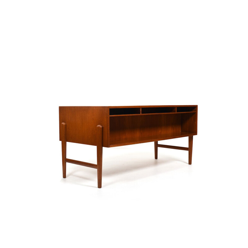 Mesa de teca dinamarquesa Vintage por Arne Vodder, 1960