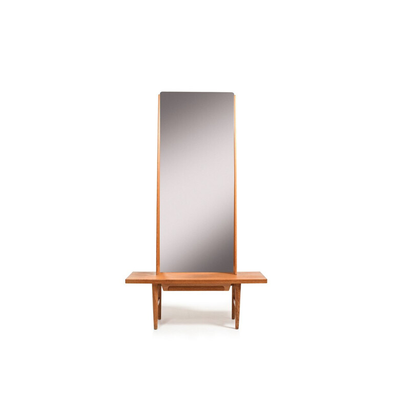 Vintage entry mirror by Kurt Østervig for Emmaboda Möbelfabrik, Sweden 1960s