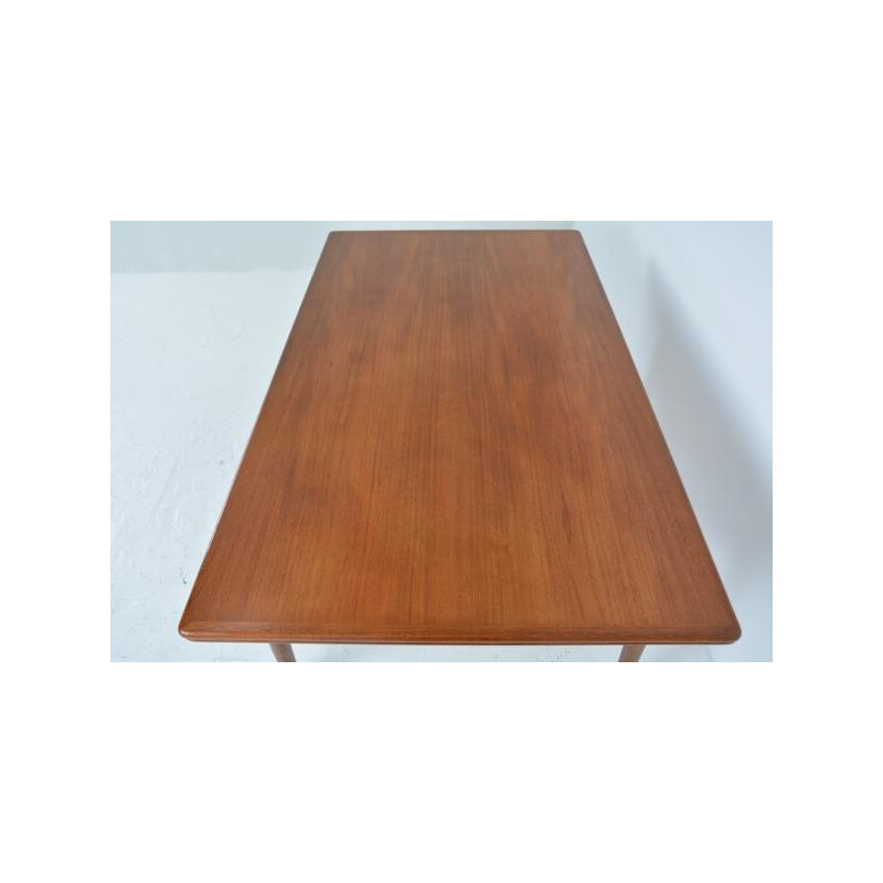 Scandinavian Uldum dining table in teak, Johannes ANDERSEN - 1960s