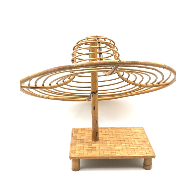 Vintage hat stand "Bambù" by Bonacina, Italy 1970