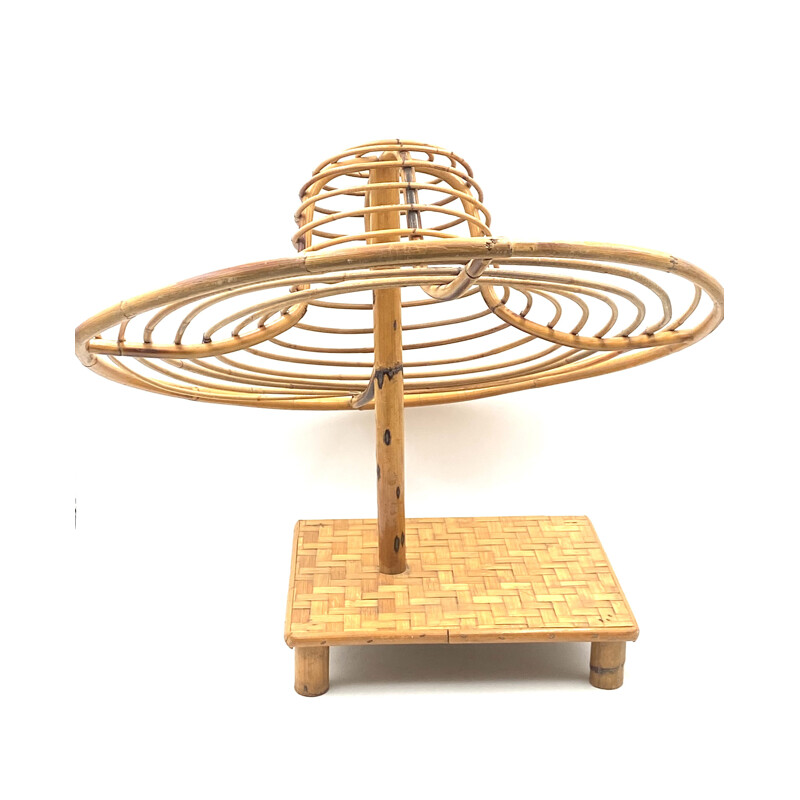 Vintage hat stand "Bambù" by Bonacina, Italy 1970