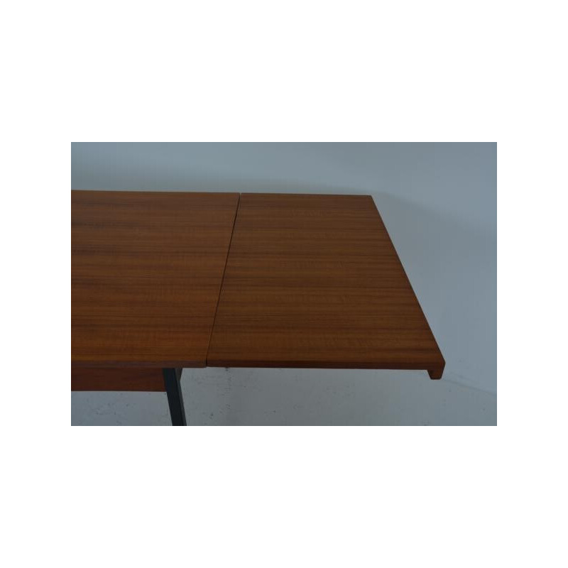 Mid century large extendable dining table in teak - 1960s