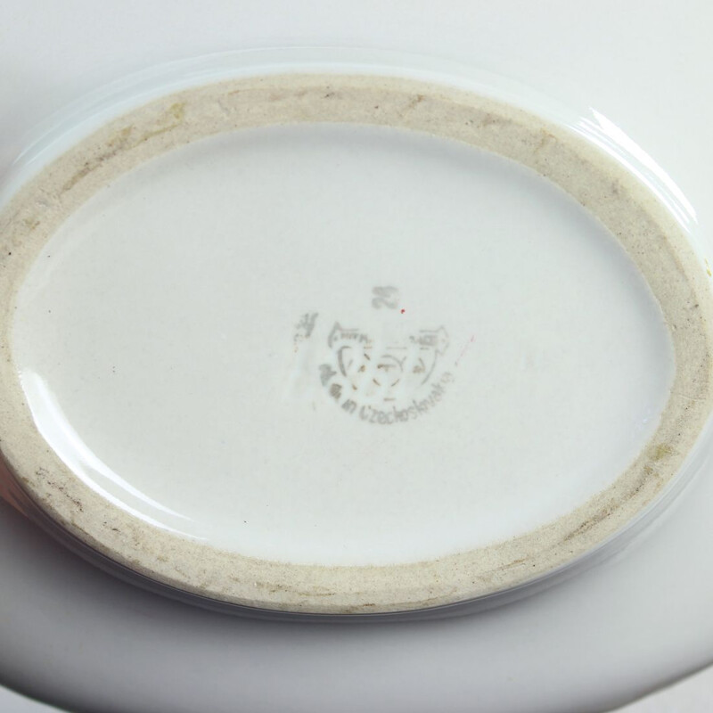 Vintage porcelain bowl, Czechoslovakia 1960s