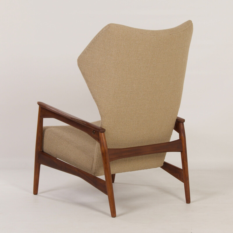 Vintage Deense fauteuil van Ib-Kofod Larsen voor Bovenkamp, 1950