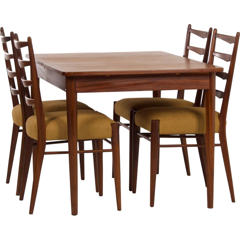 Set da pranzo vintage in teak di Cees Braakman per Pastoe, 1960