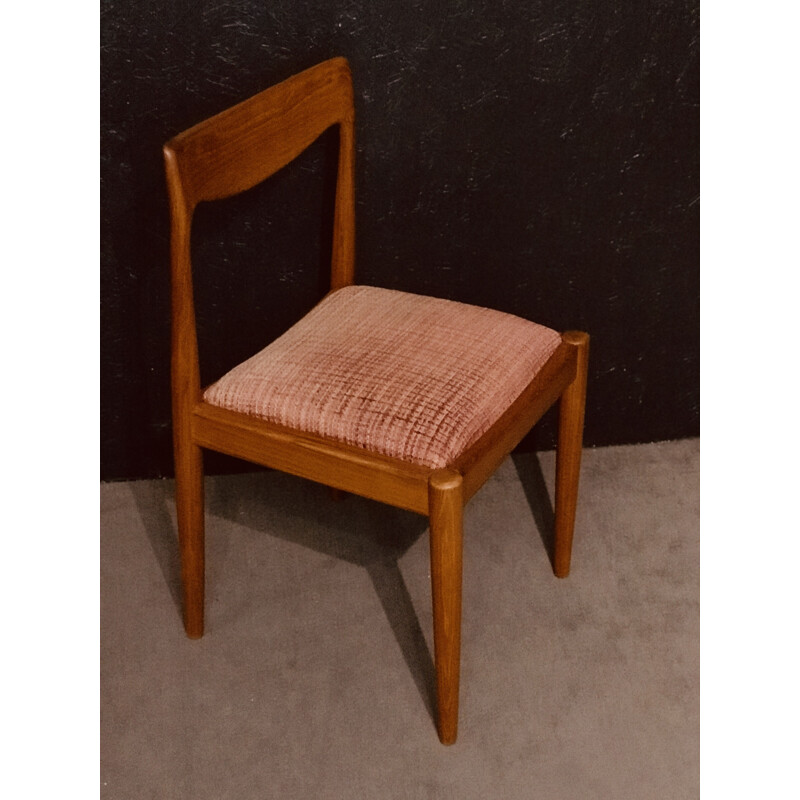 Set of 8 vintage teak chairs by John Herbert, 1960s