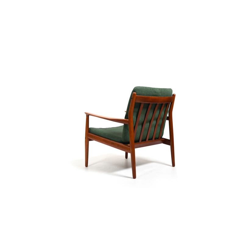 Vintage teakhouten fauteuil model 218 van Grete Jalk voor Glostrup Møbelfabri, Denemarken 1960