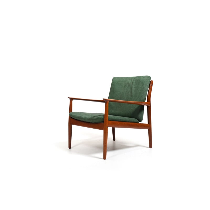 Vintage Teakholz-Sessel Modell 218 von Grete Jalk für Glostrup Møbelfabri, Dänemark 1960