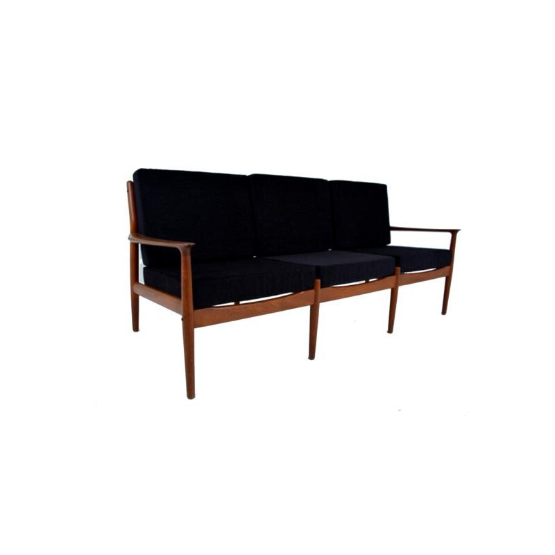 Scandinavian re-upholstered sofa, Grete JALK - 1960s