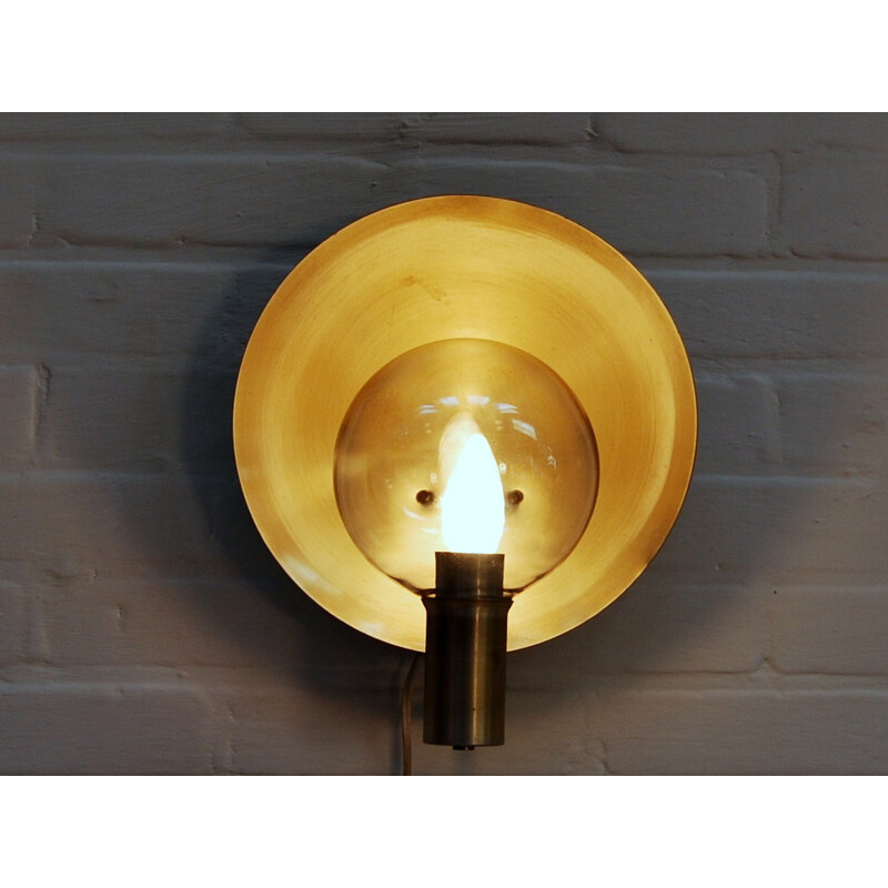 Italian brass wall lamp - 1960s