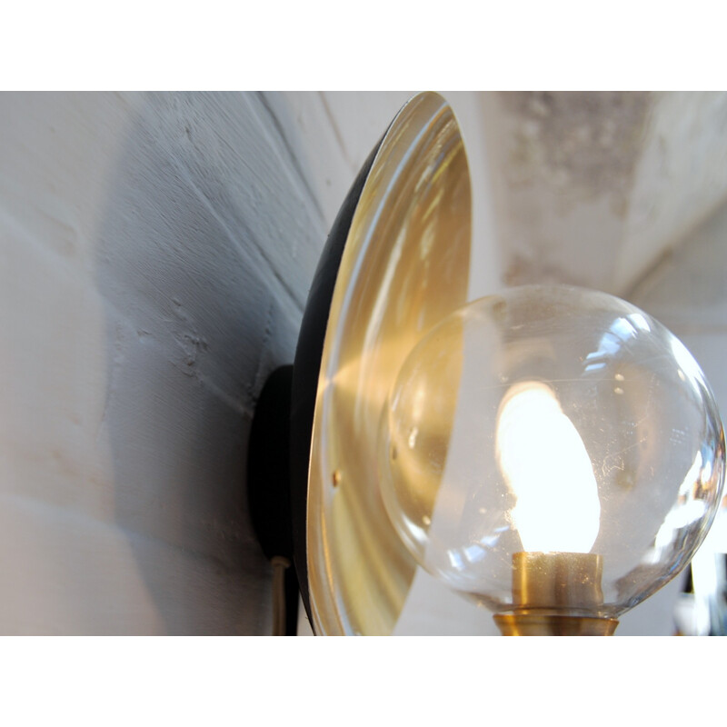 Italian brass wall lamp - 1960s