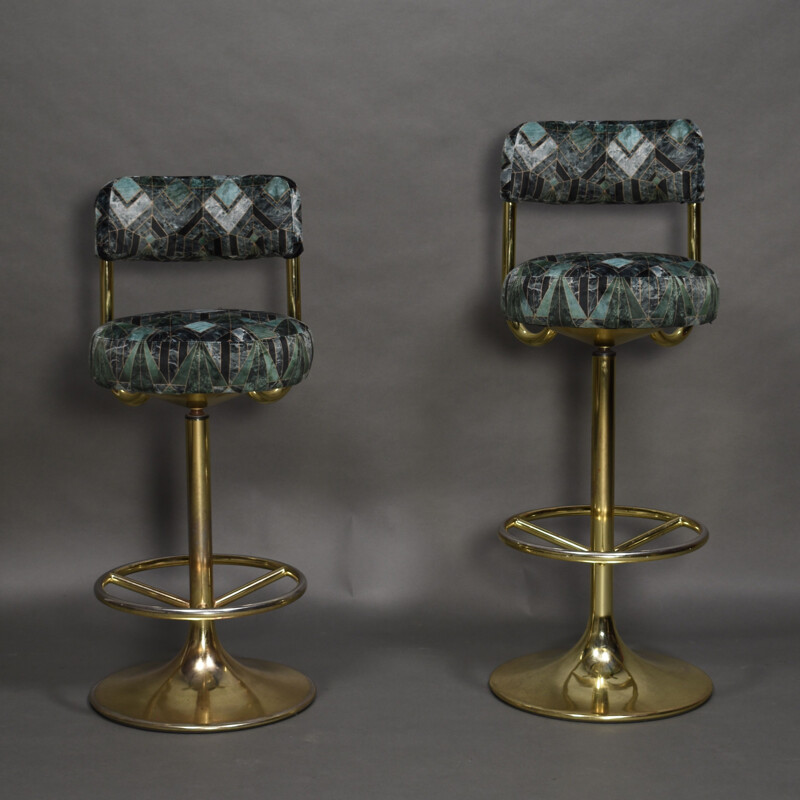 Vintage swivel stools by Börje Johanson for Johanson, Sweden 1960