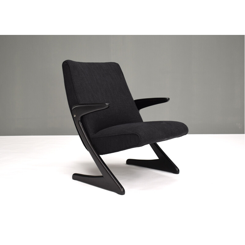 Vintage Z fauteuil van Bengt Ruda voor Nordiska, Zweden 1950