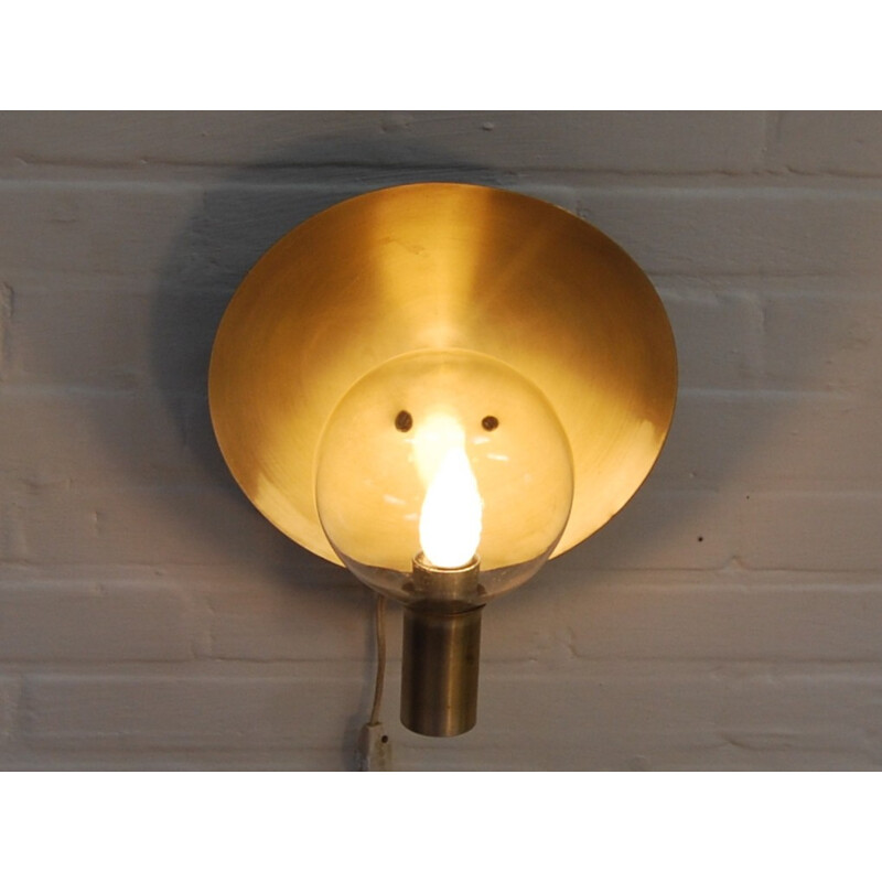 Italian brass wall lamp - 1960s