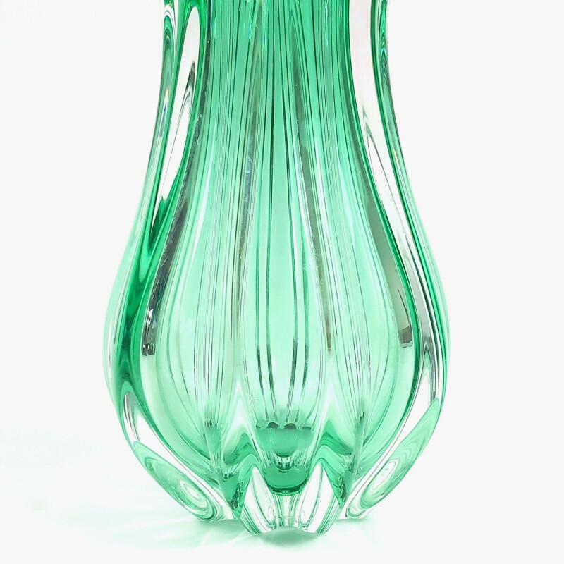 Vintage Vase aus gedrehtem Muranoglas von Seguso, Italien 1960