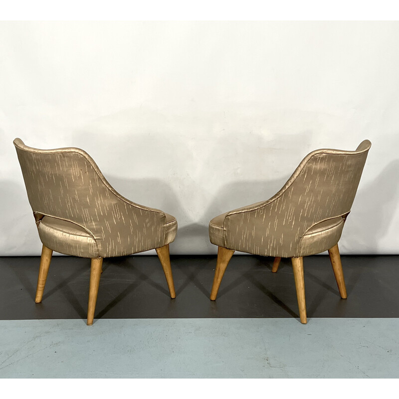 Pair of vintage armchairs, Italy 1950