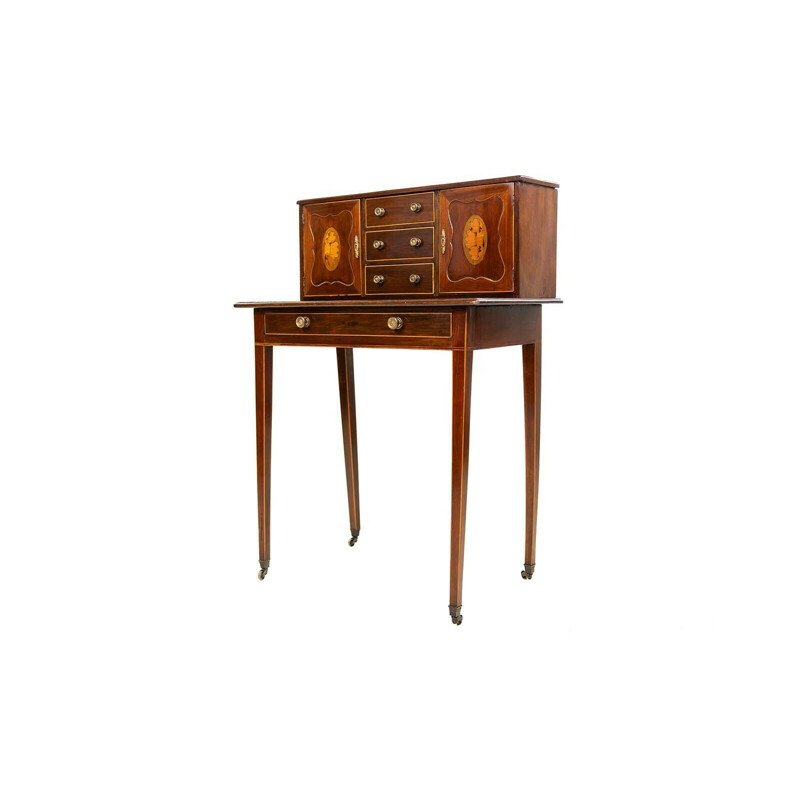 Vintage Edwardian mahogany desk