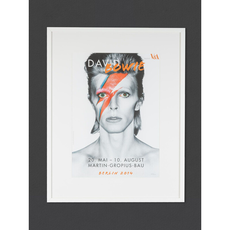 Poster for the "David Bowie" exhibition at the Victoria and Albert Museum, London 