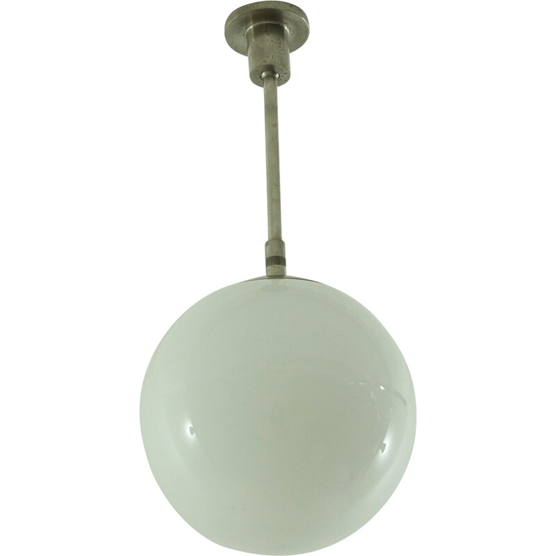 Mid-century lamp in opaline glass - 1930s