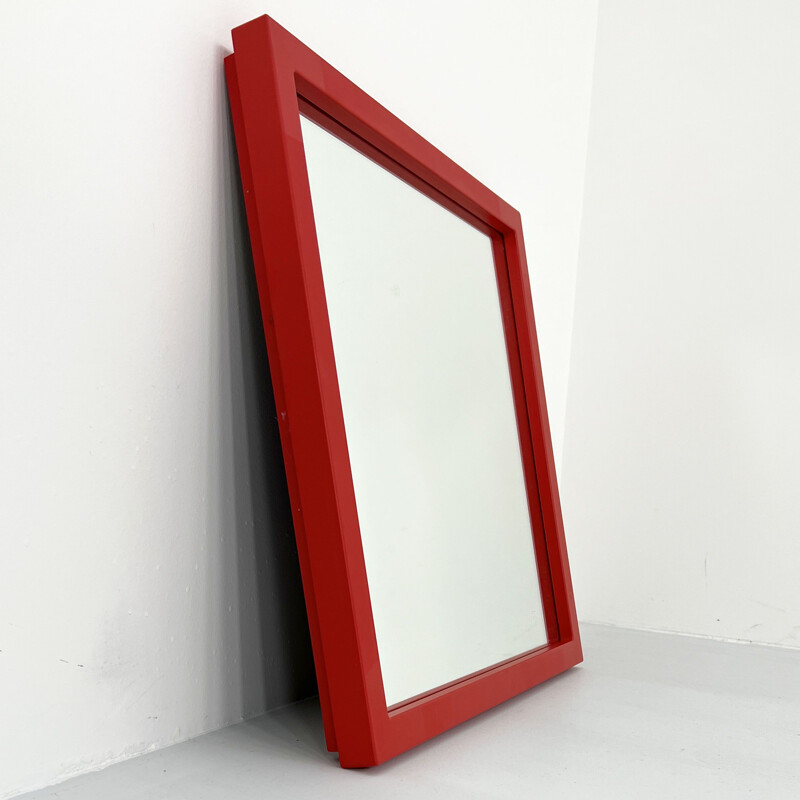 Vintage mirror Model 4727 by Anna Castelli Ferrieri for Kartell, 1980s