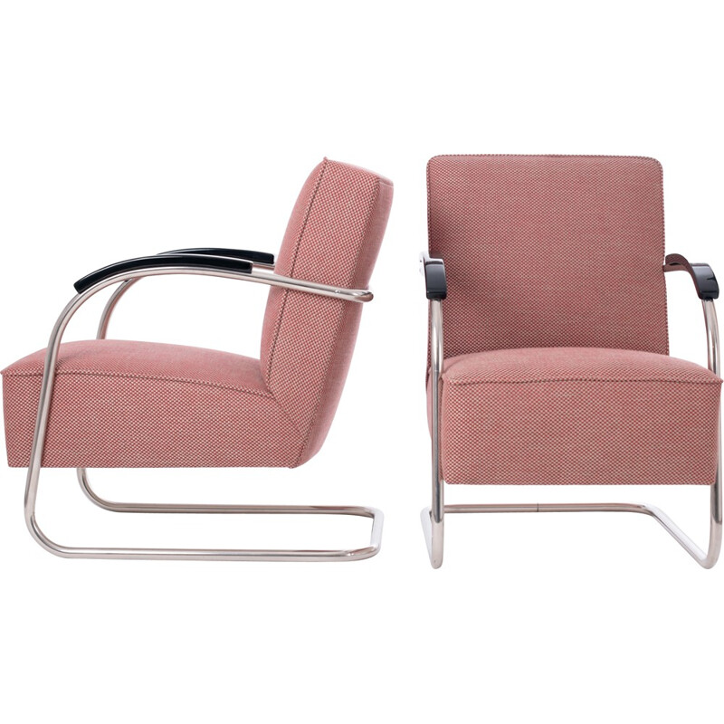 Pair of Mücke & Melder FN 21 armchairs - 1930s 