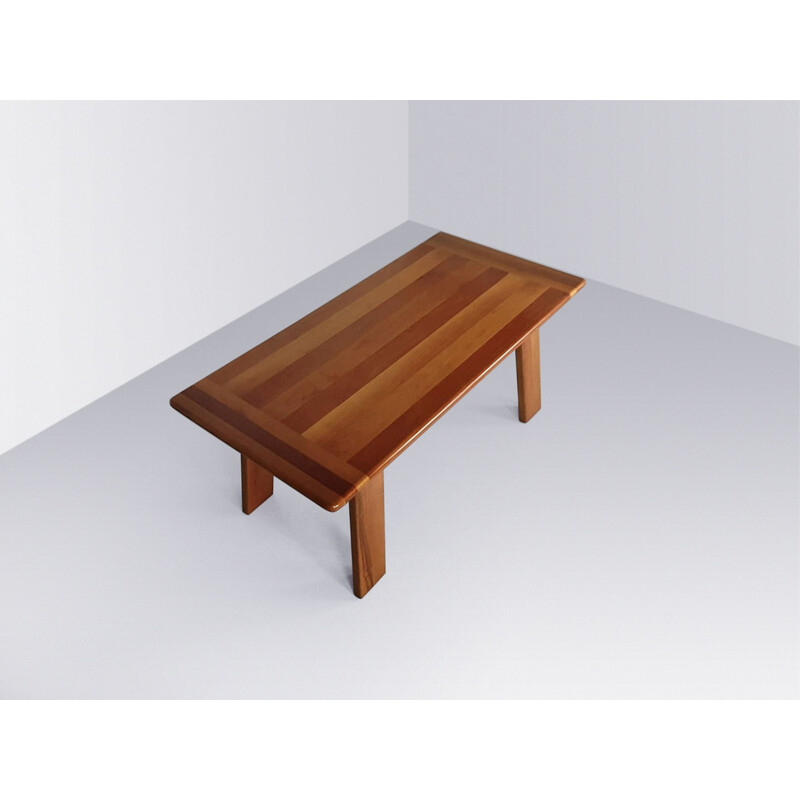 Vintage Sapporo walnut dining table by Mario Marenco for Mobil Girgi, 1970s