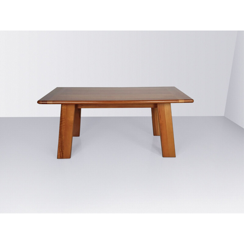 Vintage Sapporo walnut dining table by Mario Marenco for Mobil Girgi, 1970s