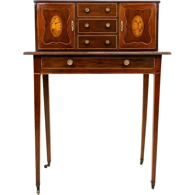 Vintage Edwardian mahogany desk