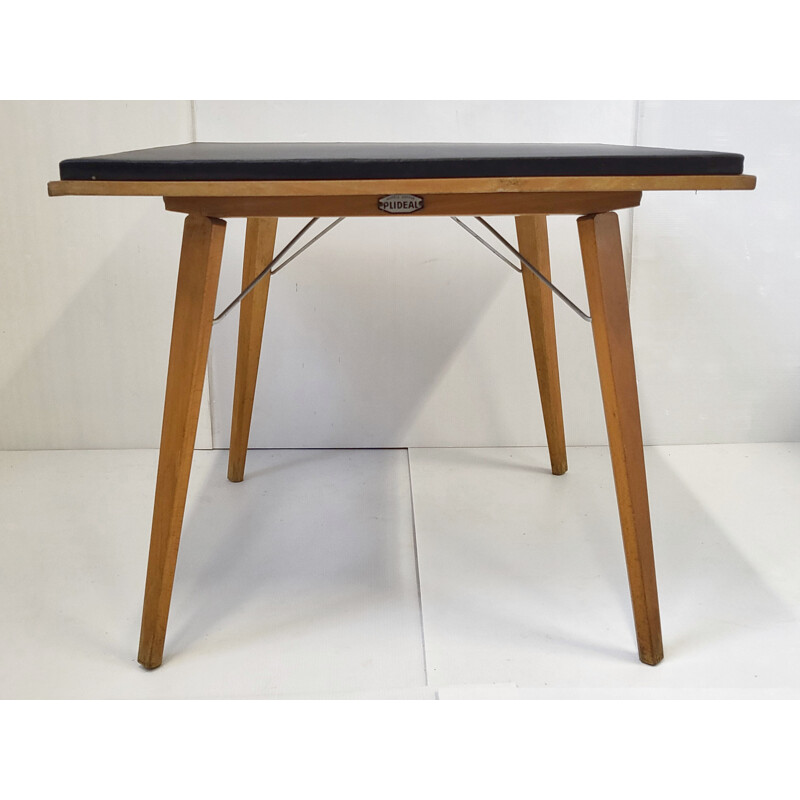 Vintage opvouwbare salontafel, 1950