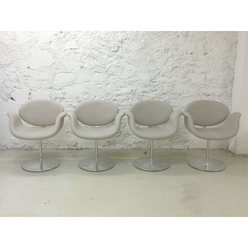 Set of 4 Artifort Little Tulip armchairs, Pierre PAULIN - 1960s