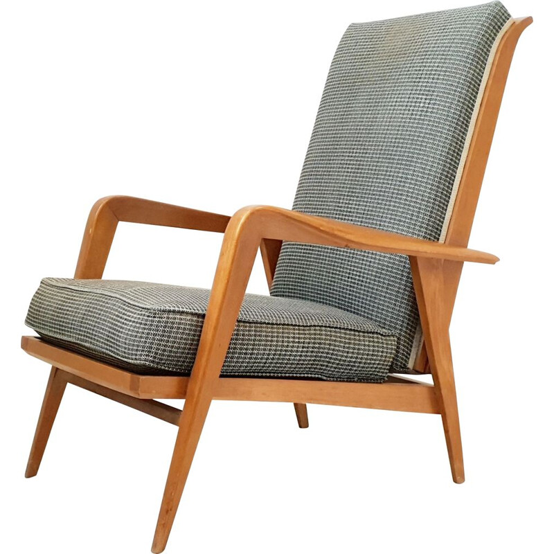 Vintage armchair Sk140 by Etienne Henri-Martin for Steiner