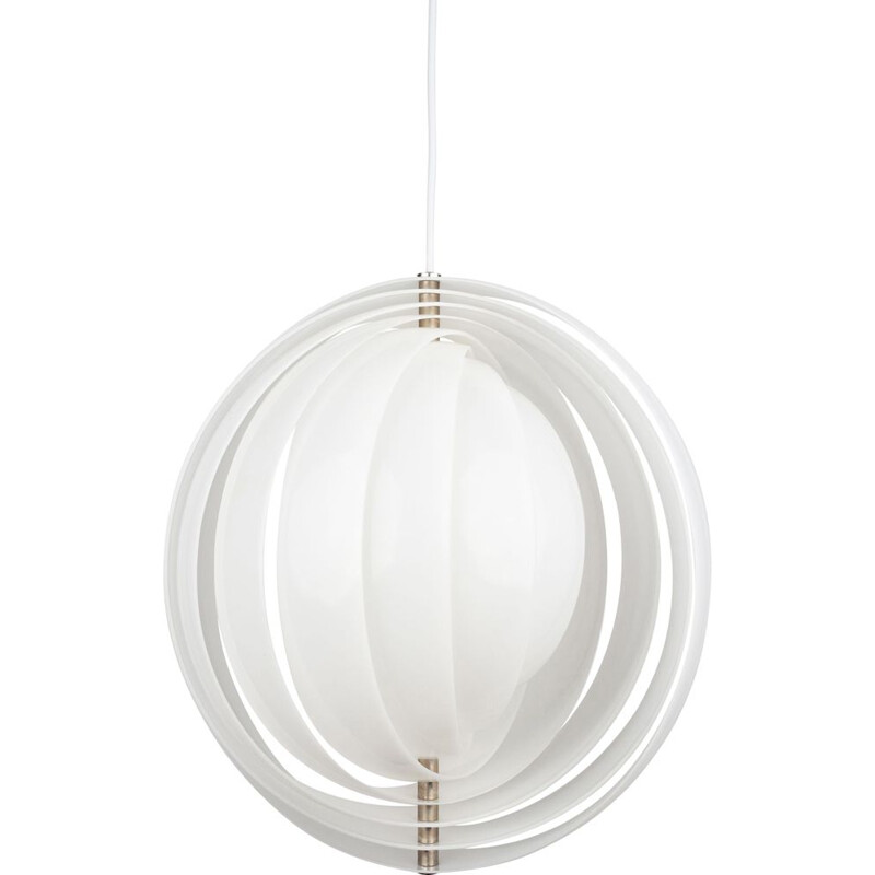 Suspension danoise vintage Moon de Verner Panton pour Louis Poulsen, 1960