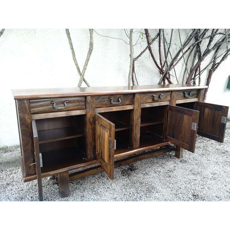 Vintage "Aranjou" 4-door sideboard by Aranjou, 1980